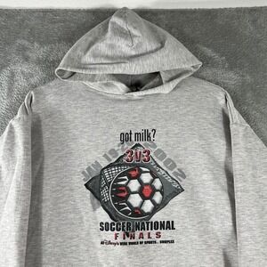 Vintage Disney Soccer Hoodie Adult Large Sports Complex 2002 Finals Y2K